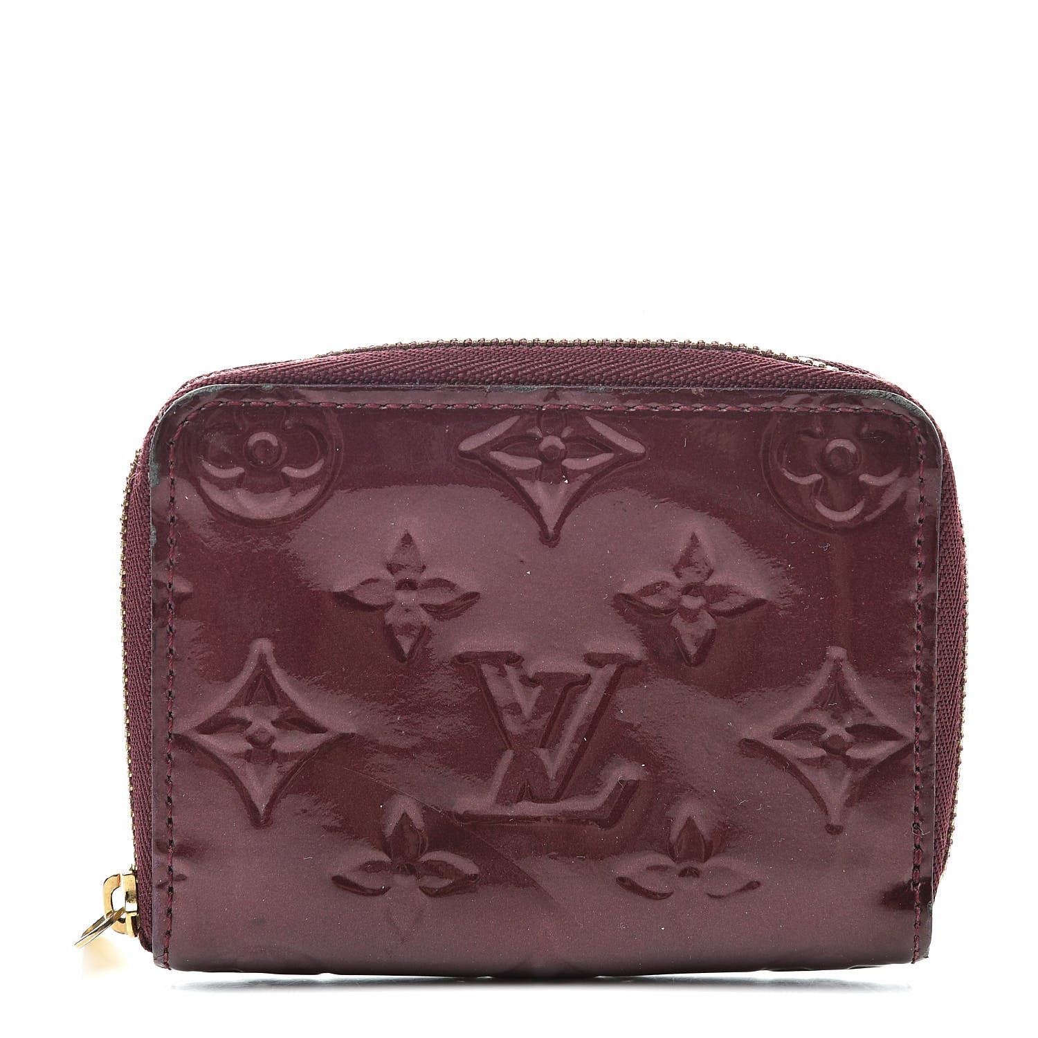 Louis Vuitton Vernis Zippy Coin Purse Wallet Rouge Fauviste 1 of 11