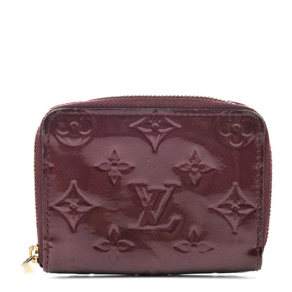 Louis Vuitton Vernis Zippy Coin Purse Wallet Rouge Fauviste 1 of 11