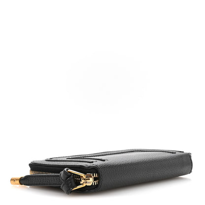 Chloe Grained Calfskin Marcie Long Zip Around Wallet Black 4 of 8