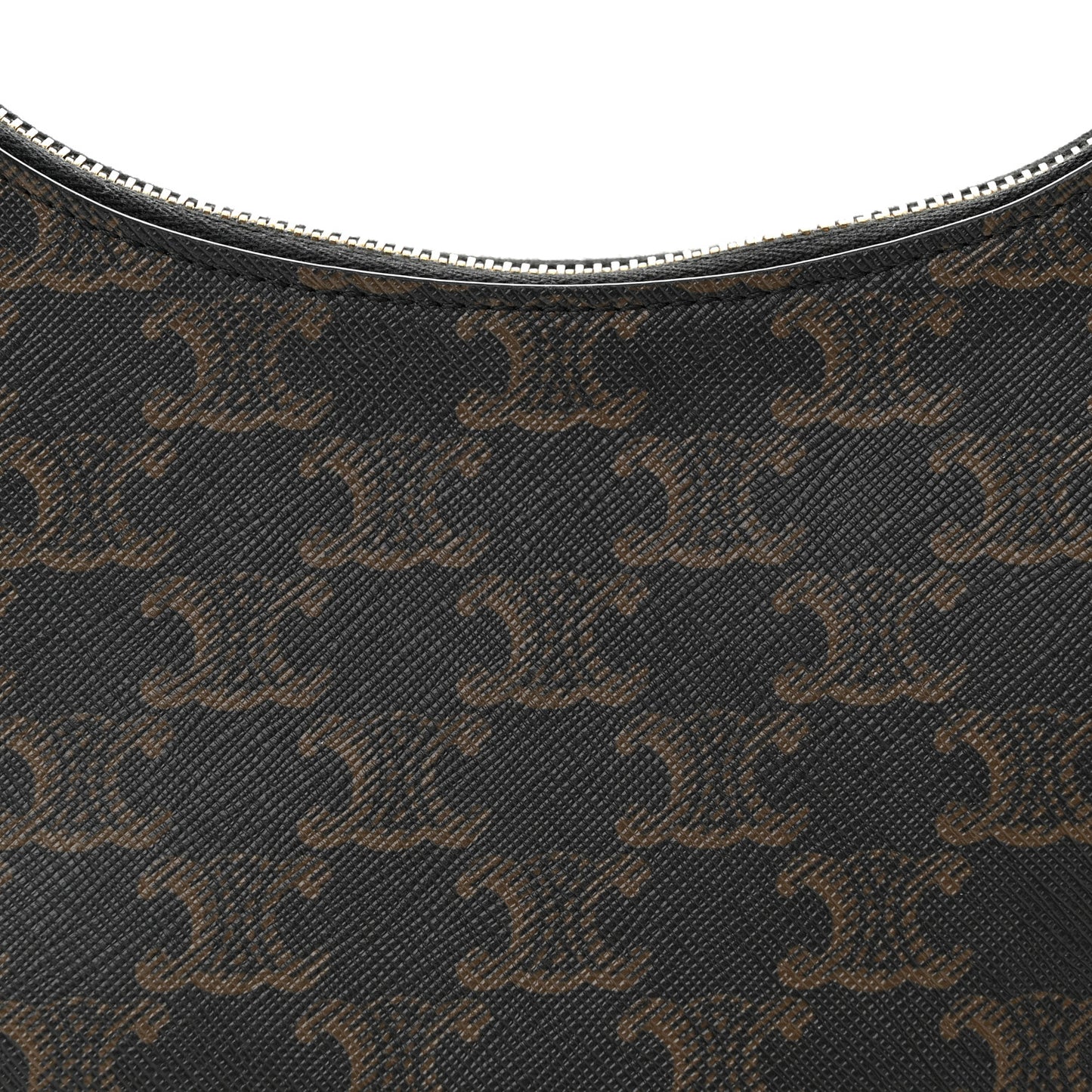 Triomphe Canvas Calfskin Ava Shoulder Bag Tan