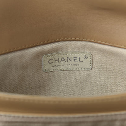 Chanel Calfskin Square Stitched Mademoiselle Shoulder Bag Tan 10 of 13