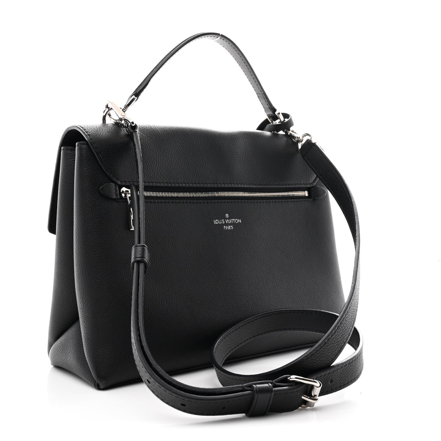 Louis Vuitton Soft Calfskin My Lockme Top Handle Black 3 of 9