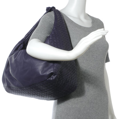 Bottega Veneta Nappa Intrecciato Large Knot Hobo Purple 2 of 8