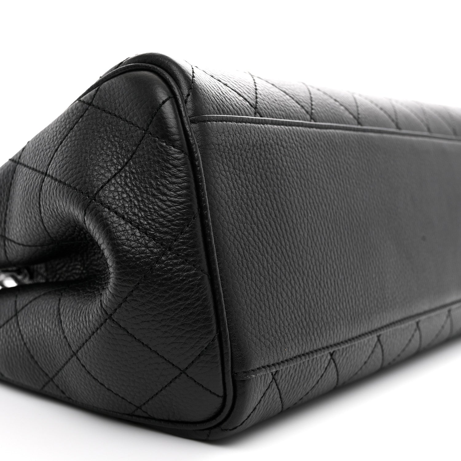 Chanel Grained Calfskin Stitched Urban Essentials Large Shopping Bag Black 9 of 10