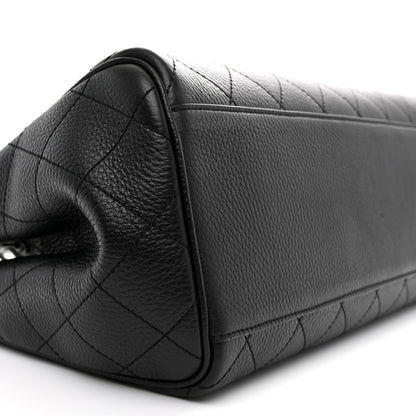 Chanel Grained Calfskin Stitched Urban Essentials Large Shopping Bag Black 9 of 10