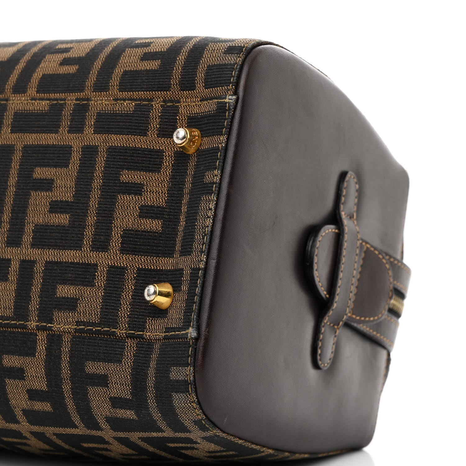 Fendi Zucca Boston Tobacco 9 of 12