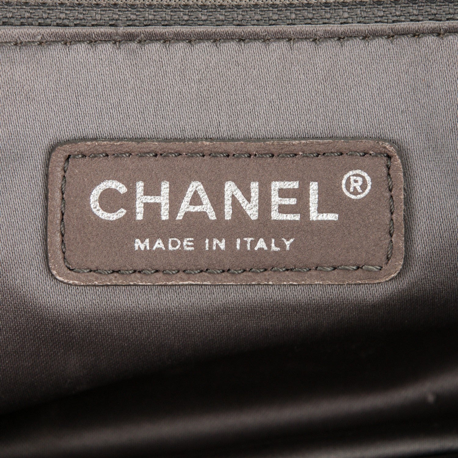 Chanel Lambskin East West Mademoiselle Flap Grey 6 of 12