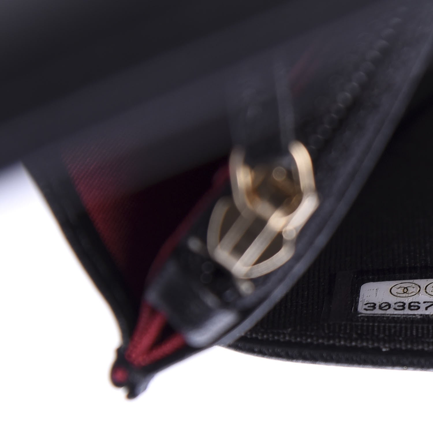 Chanel Goatskin Quilted 19 Wallet On Chain WOC Black 9 of 14