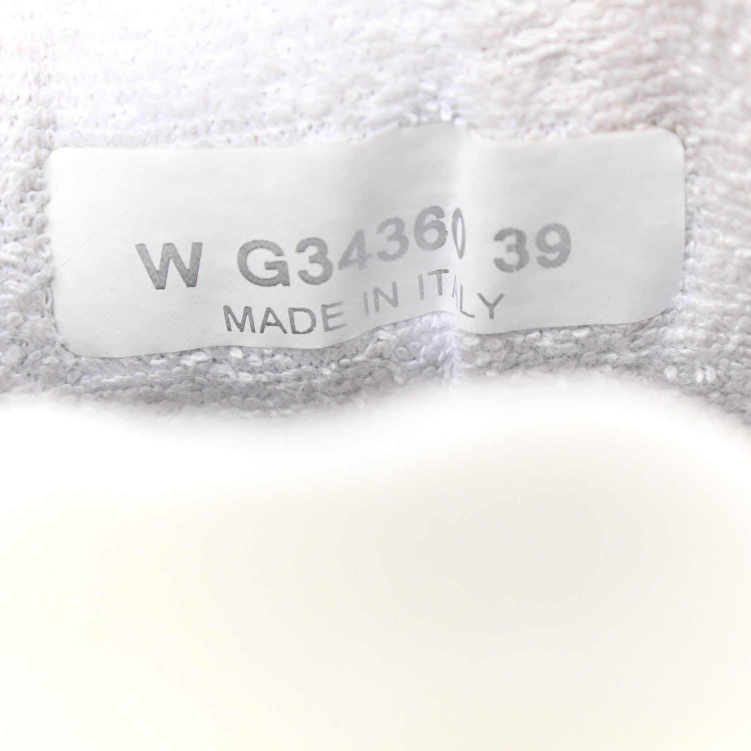 Chanel Suede Calfskin Fabric CC Sneakers 39 White 7 of 9