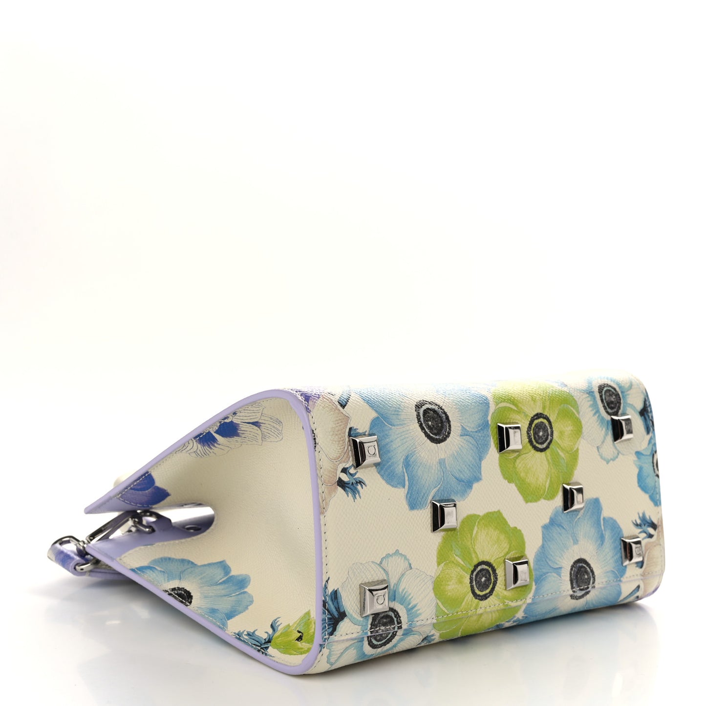 Calfskin Floral Print Small The Studio Bag Mascarpone