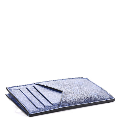 Louis Vuitton Monogram Taiga Coin Card Holder Cobalt 4 of 6