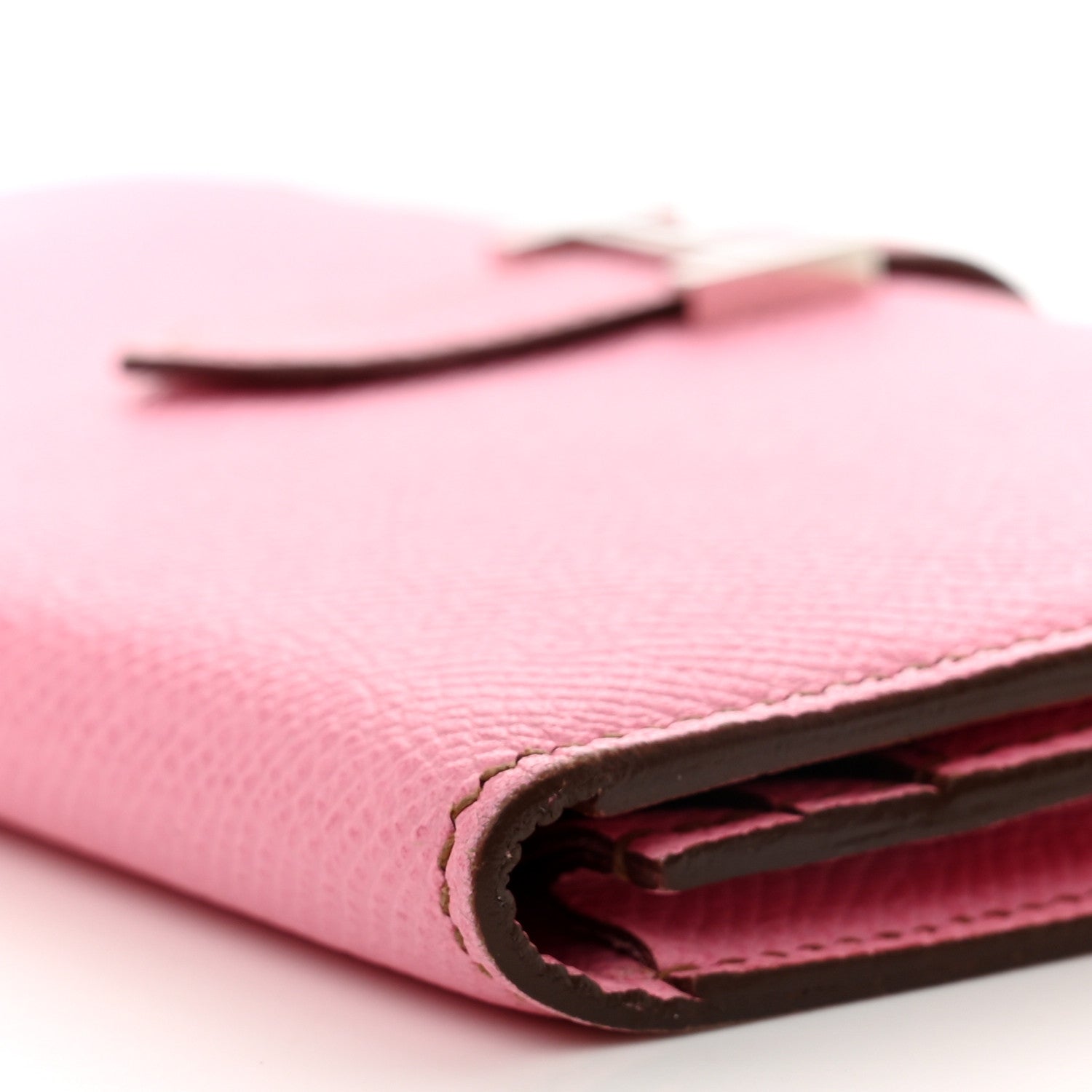 Hermes Epsom Bearn Gusset Wallet 5P Pink 10 of 11