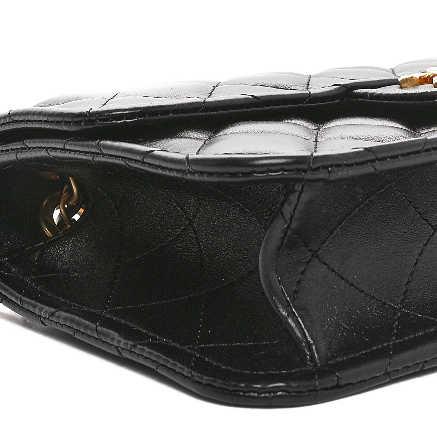 Chanel Calfskin Quilted Sweet Crush Flap Bag Black 9 of 11