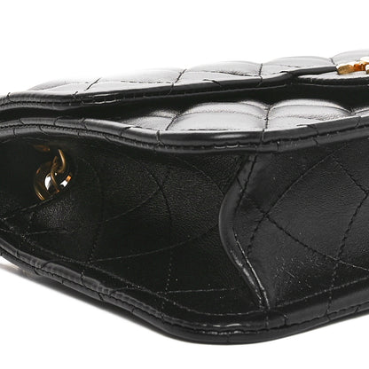 Chanel Calfskin Quilted Sweet Crush Flap Bag Black 9 of 11