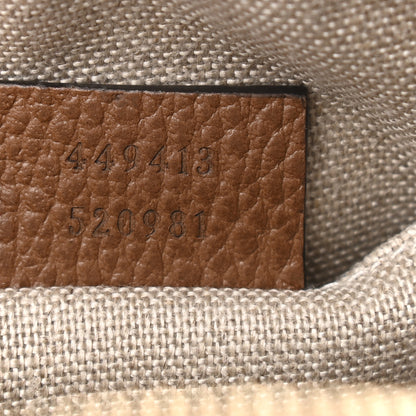 Gucci Monogram Mini Bree Messenger Bag Beige Tabacco 7 of 10