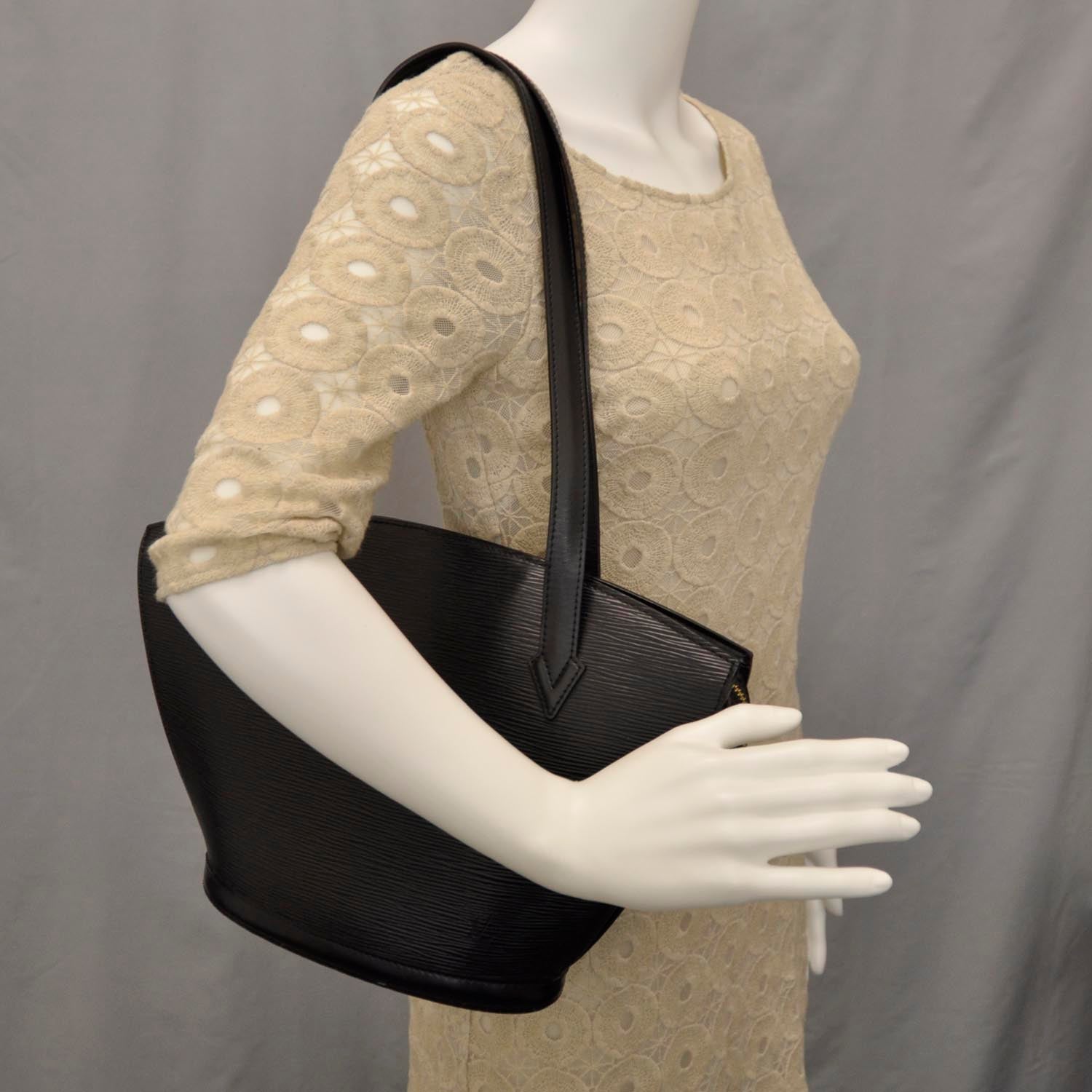 Louis Vuitton Epi Saint Jacques PM Long Straps Black 2 of 9