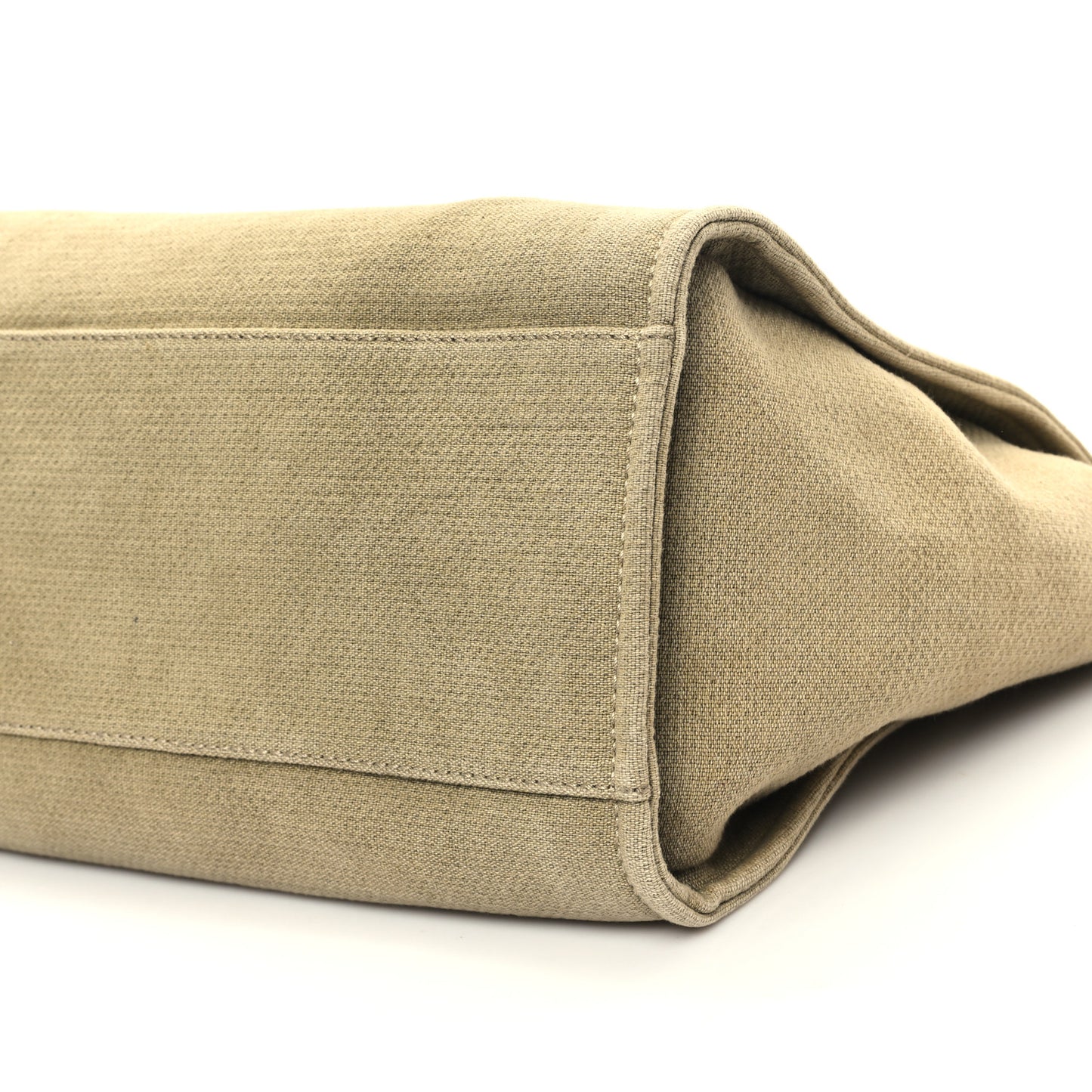 Canvas Medium Deauville Tote Beige Black