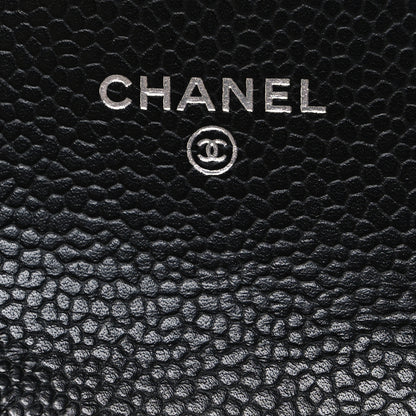 Chanel Caviar Quilted Flap Card Holder Black 6 of 8