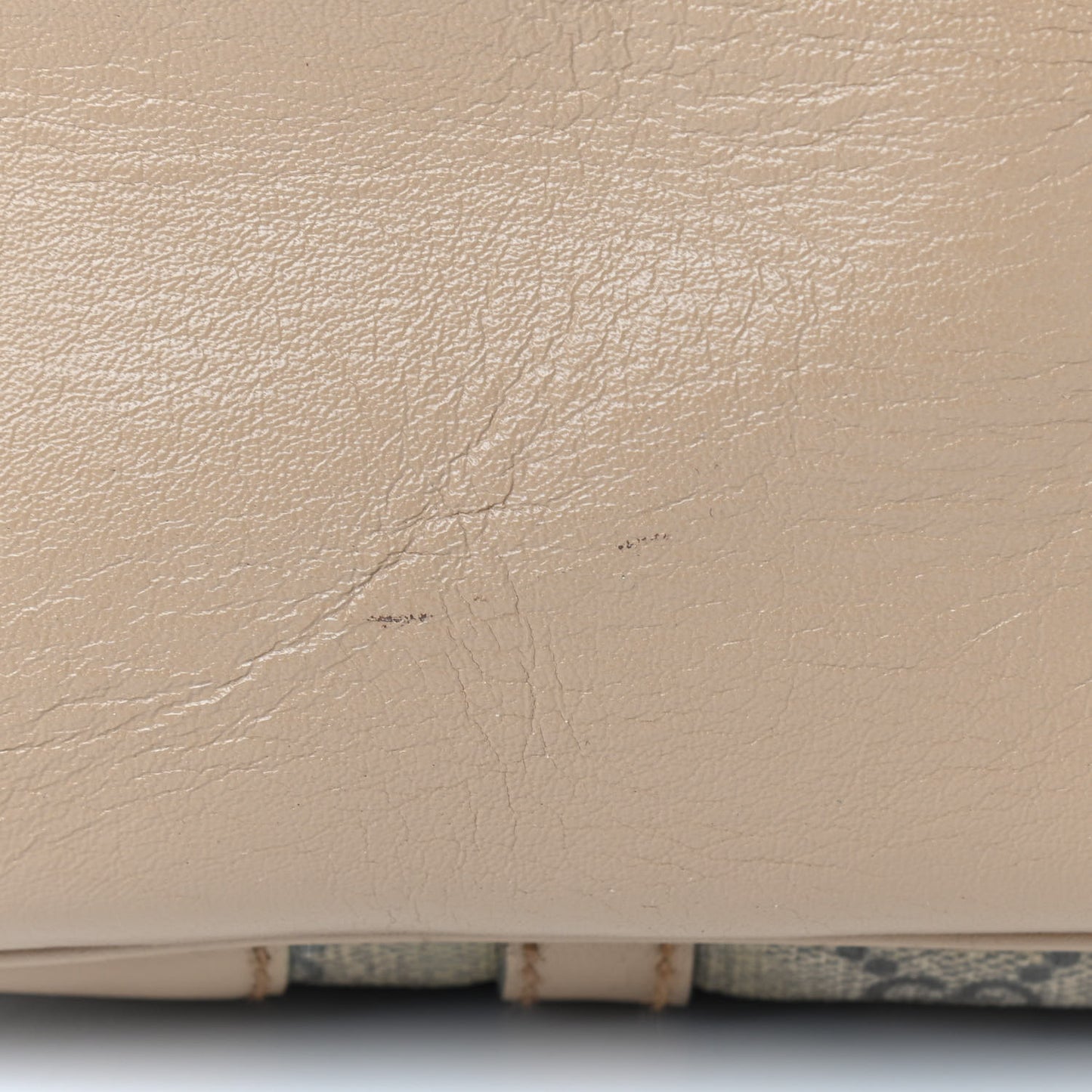 GG Supreme Monogram Small Nice Top Handle Dome Bag Beige