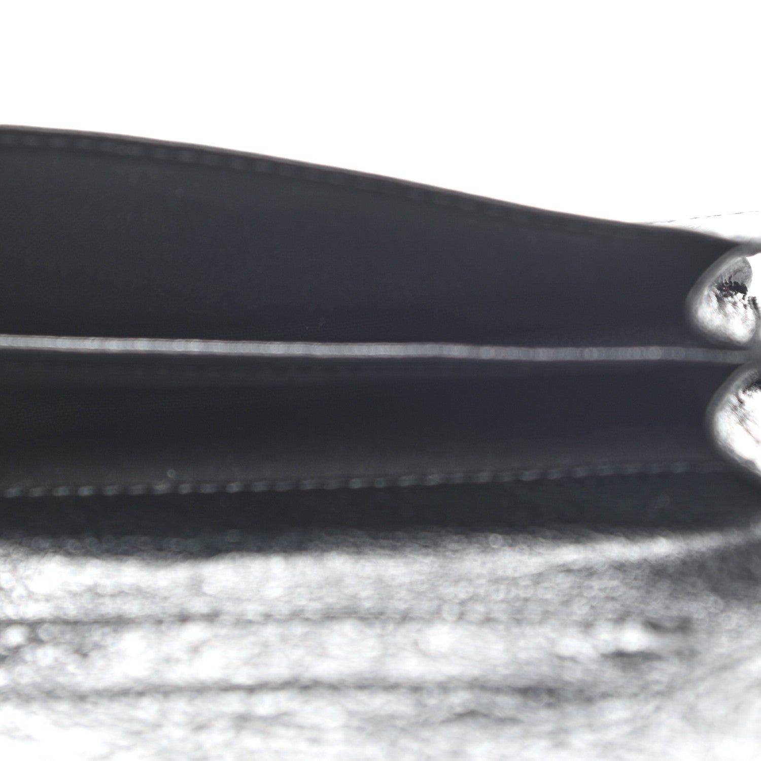 Balenciaga Agneau Classic Silver Hardware Card Case Black 5 of 8