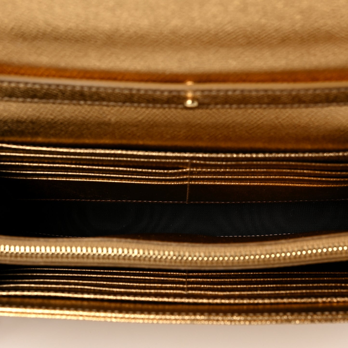 Metallic Calfskin Crystal Embellished DG Wing Shoulder Bag Gold Multicolor