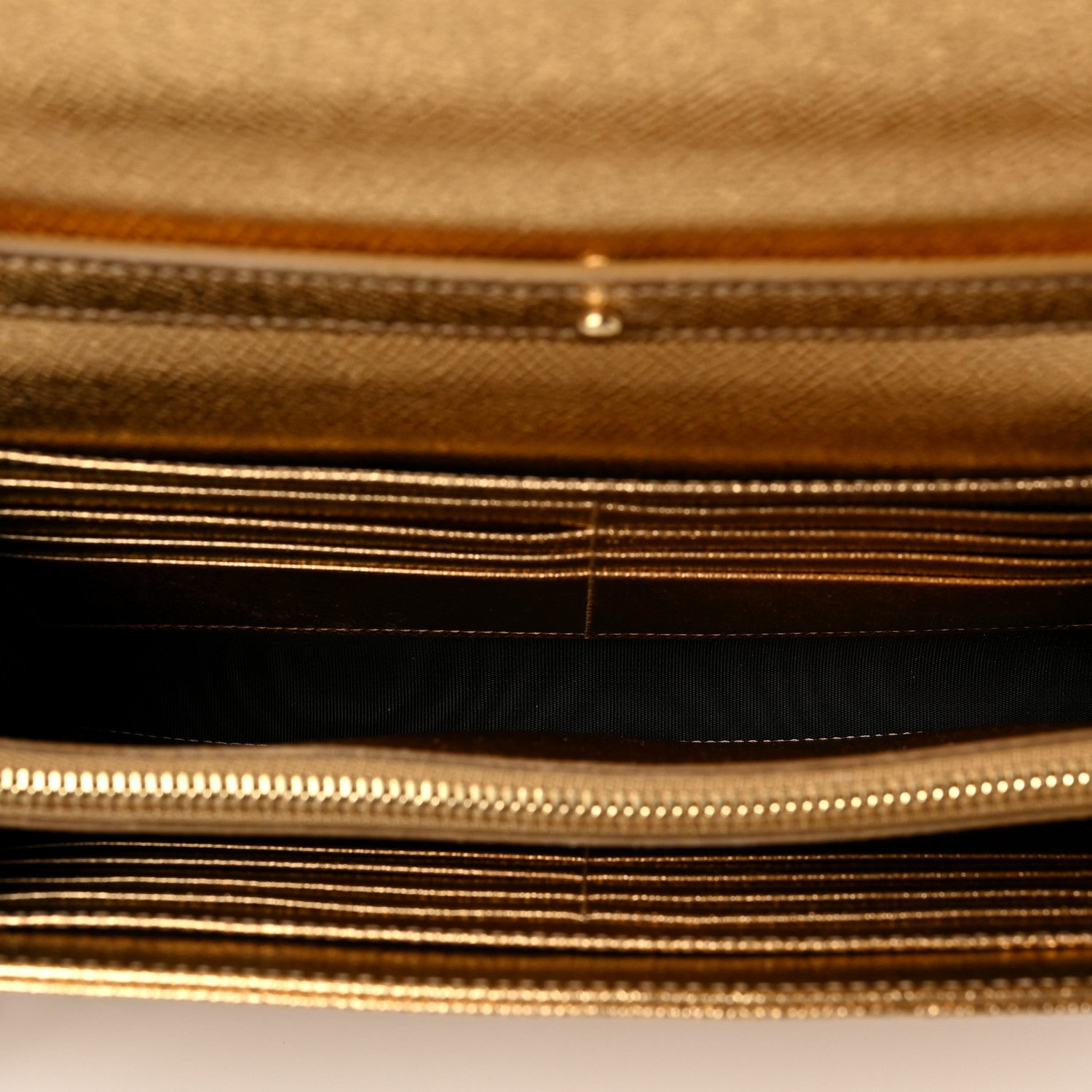 Dolce & Gabbana Metallic Calfskin Crystal Embellished DG Wing Shoulder Bag Gold Multicolor 4 of 8