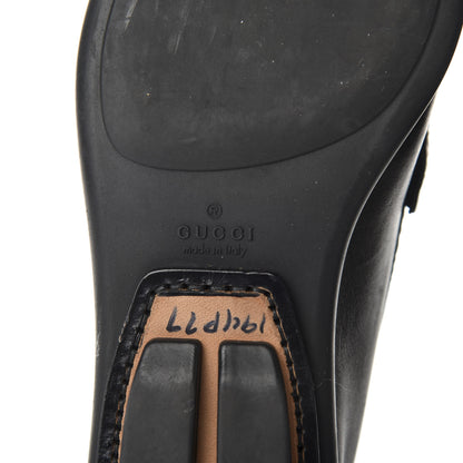 Gucci Calfskin Mens Horsebit Driver Loafers 8 Black 8 of 10