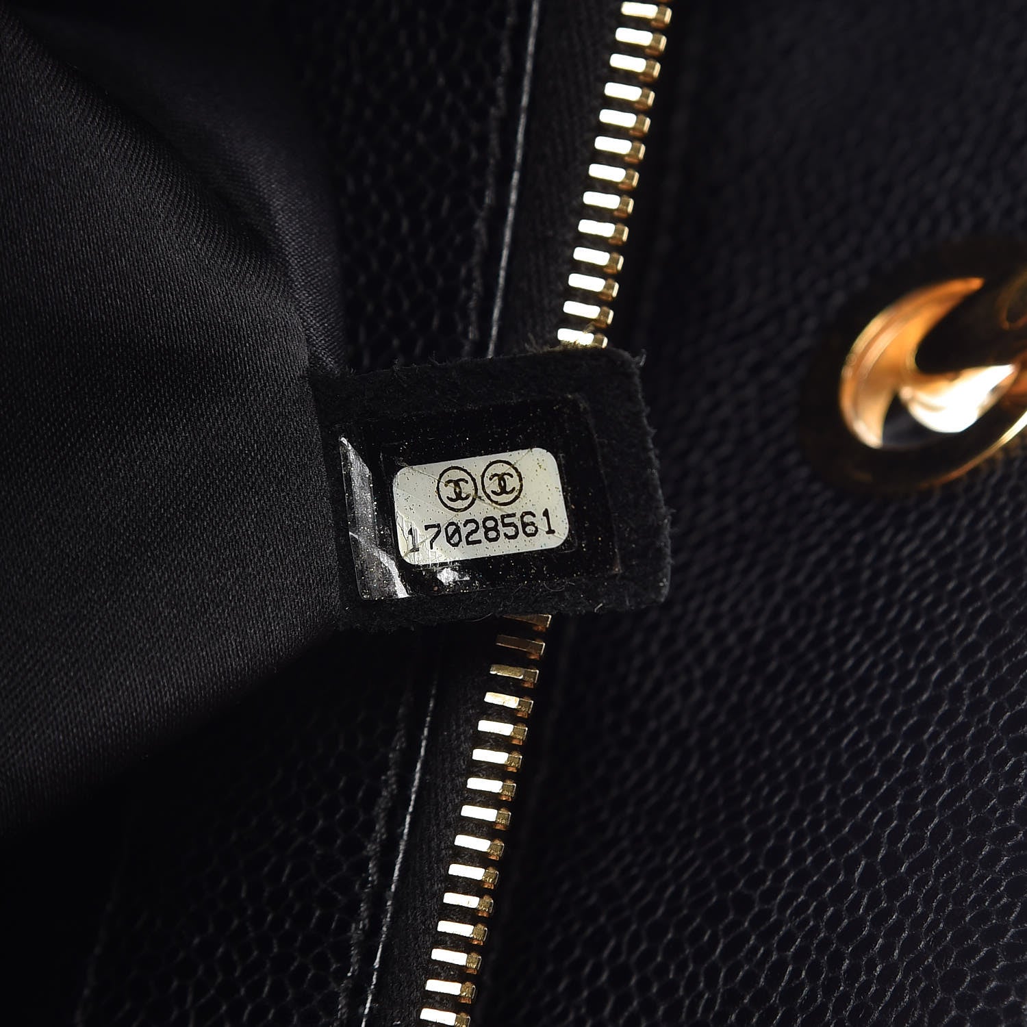 Chanel Caviar Quilted Grand Shopping Tote GST Black 9 of 11