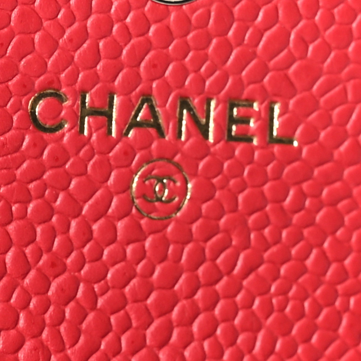 Caviar Quilted Boy Flap Card Holder Wallet Red