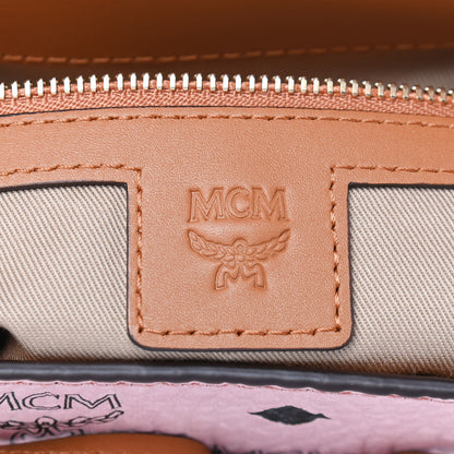 MCM Visetos Small Essential Backpack Soft Pink 5 of 8