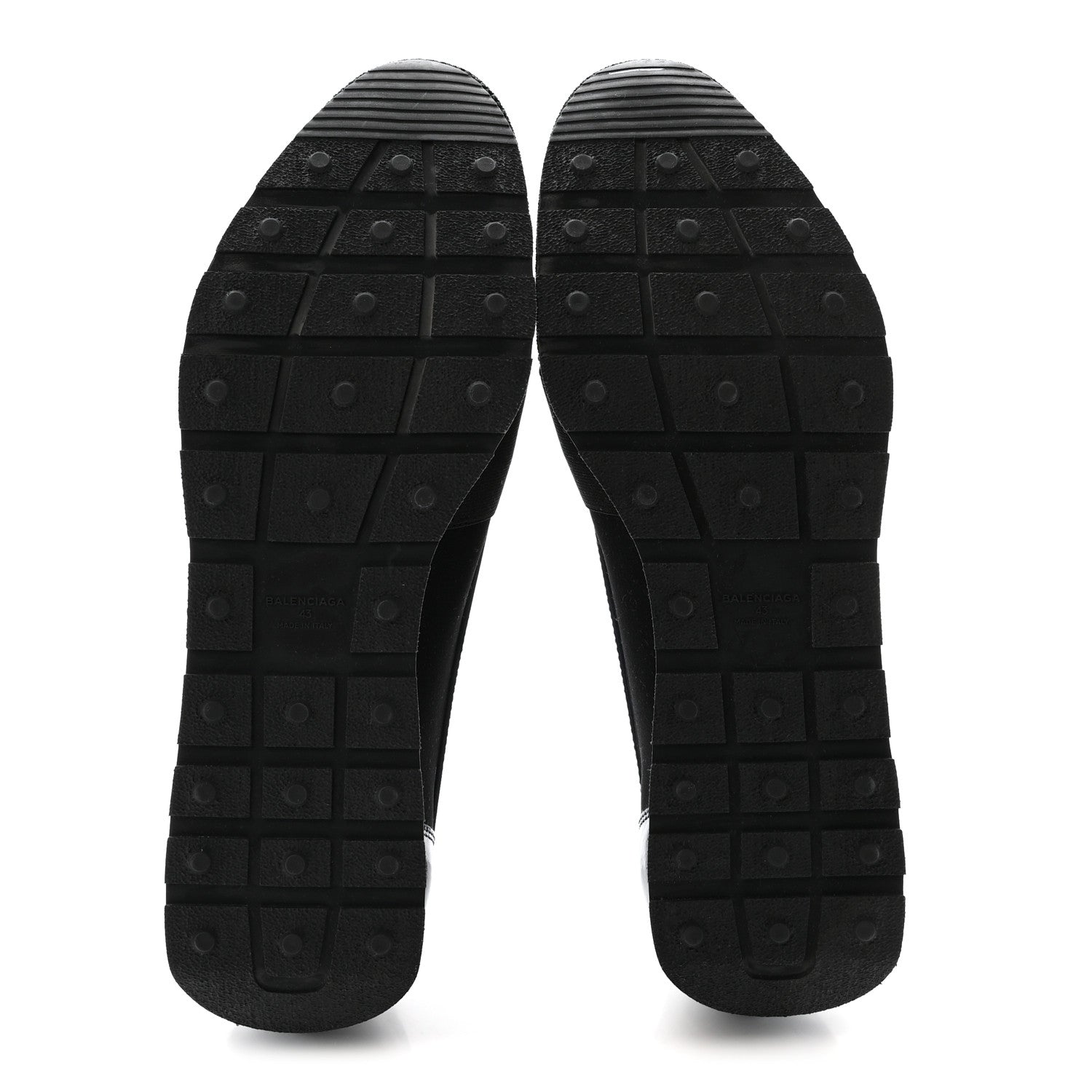 Balenciaga Patent Calfskin Neoprene Mesh Suede Mens Race Runner