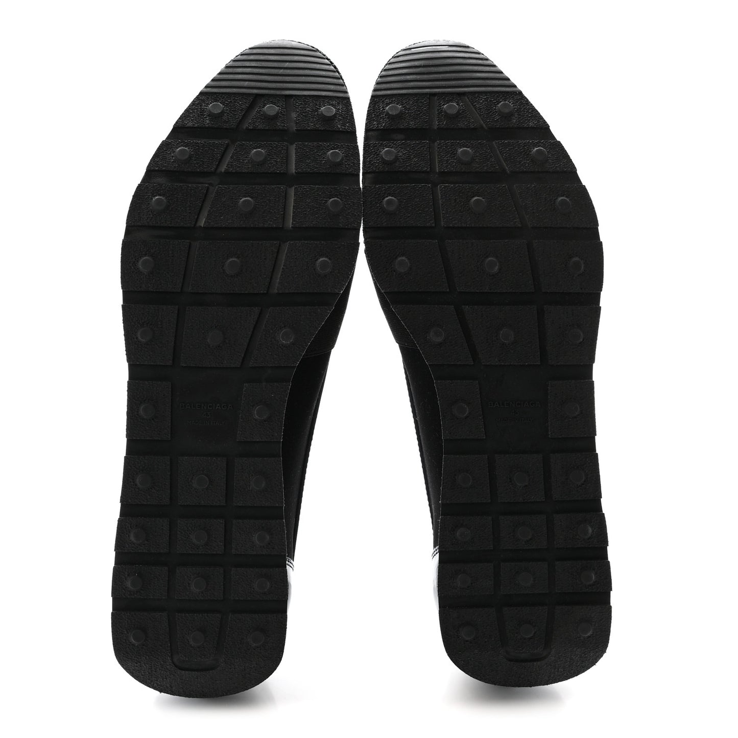 Patent Calfskin Neoprene Mesh Suede Mens Race Runner Sneakers 43 Black Navy