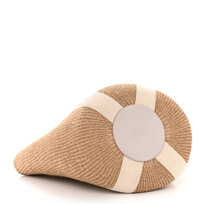 Chloe Raffia Large Woody Tote Wild Grey 4 of 12