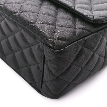 Chanel Caviar Quilted XXL Travel Flap Bag Black 11 of 11