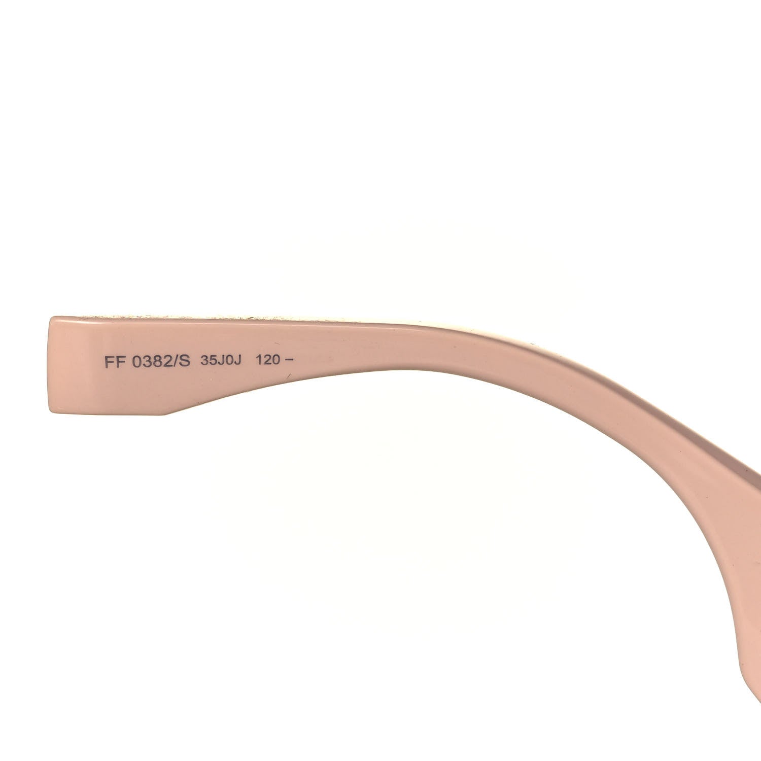 Fendi Mirrored Crystal Embellished FFreedom Shield Sunglasses FF 0382/S Pink 6 of 8