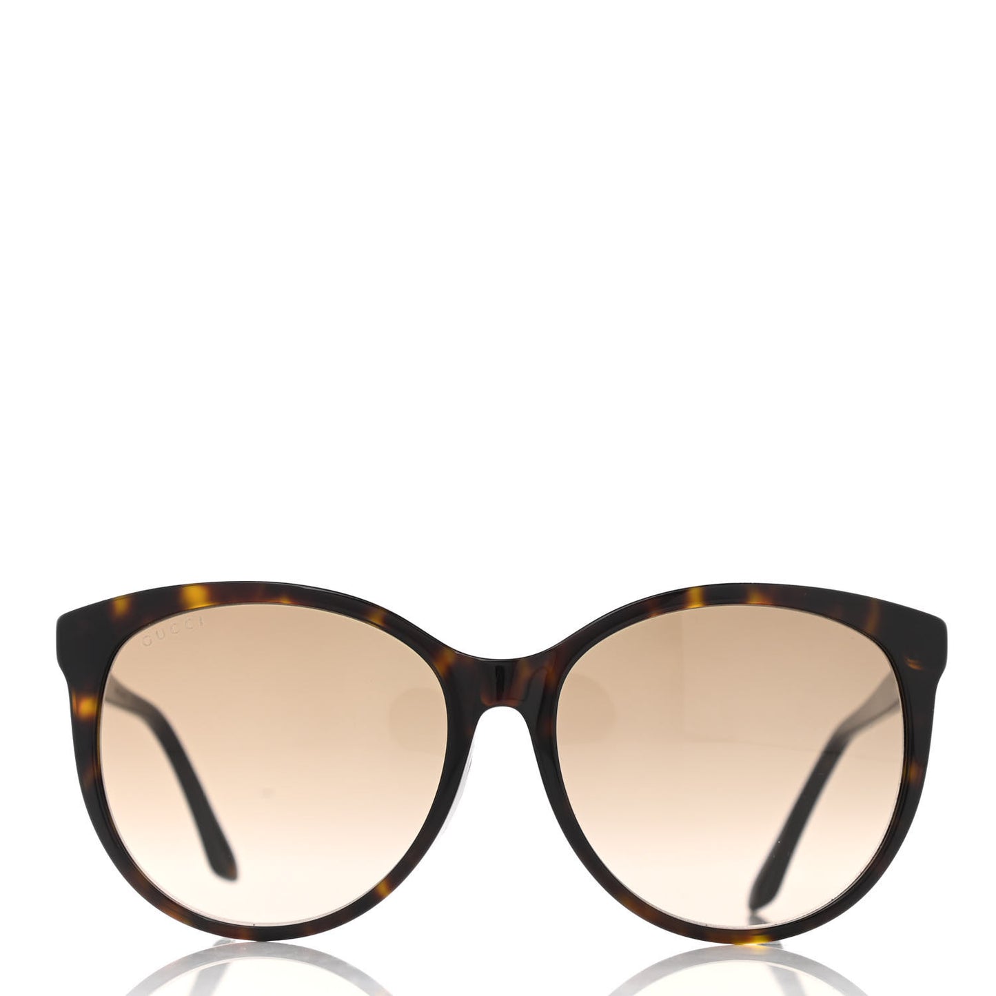Acetate Round Frame Crystal Sunglasses GG0729SA Brown