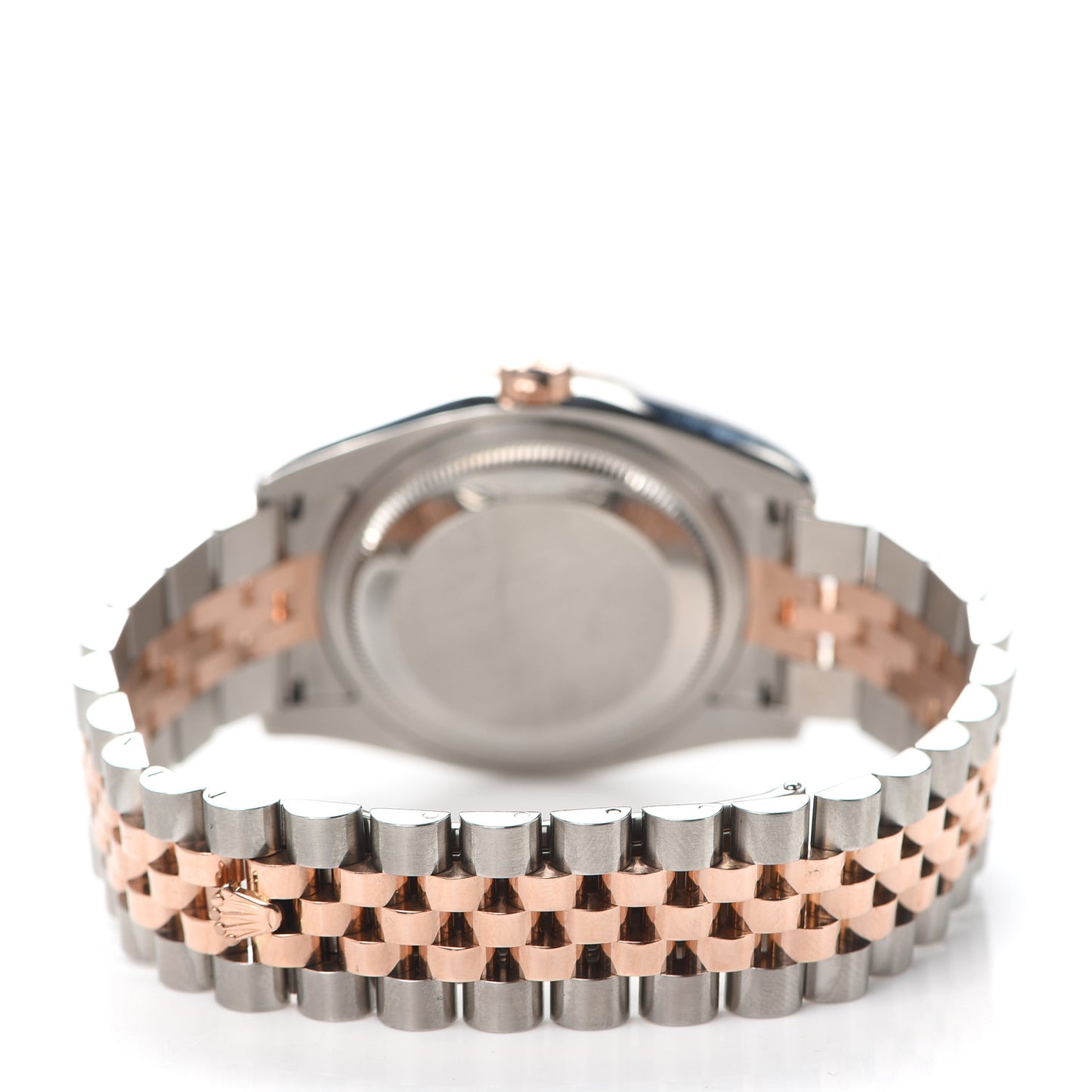 Stainless Steel 18K Everose Gold 36mm Oyster Perpetual Datejust Turn-O-Graph Watch Black 116261