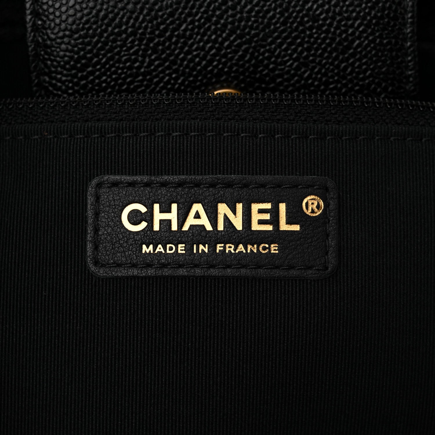 Chanel Caviar Quilted Small Shopping Tote Black 6 of 11