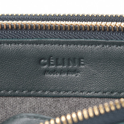 Celine Lambskin Small Trio Crossbody Bag Dark Green 8 of 10