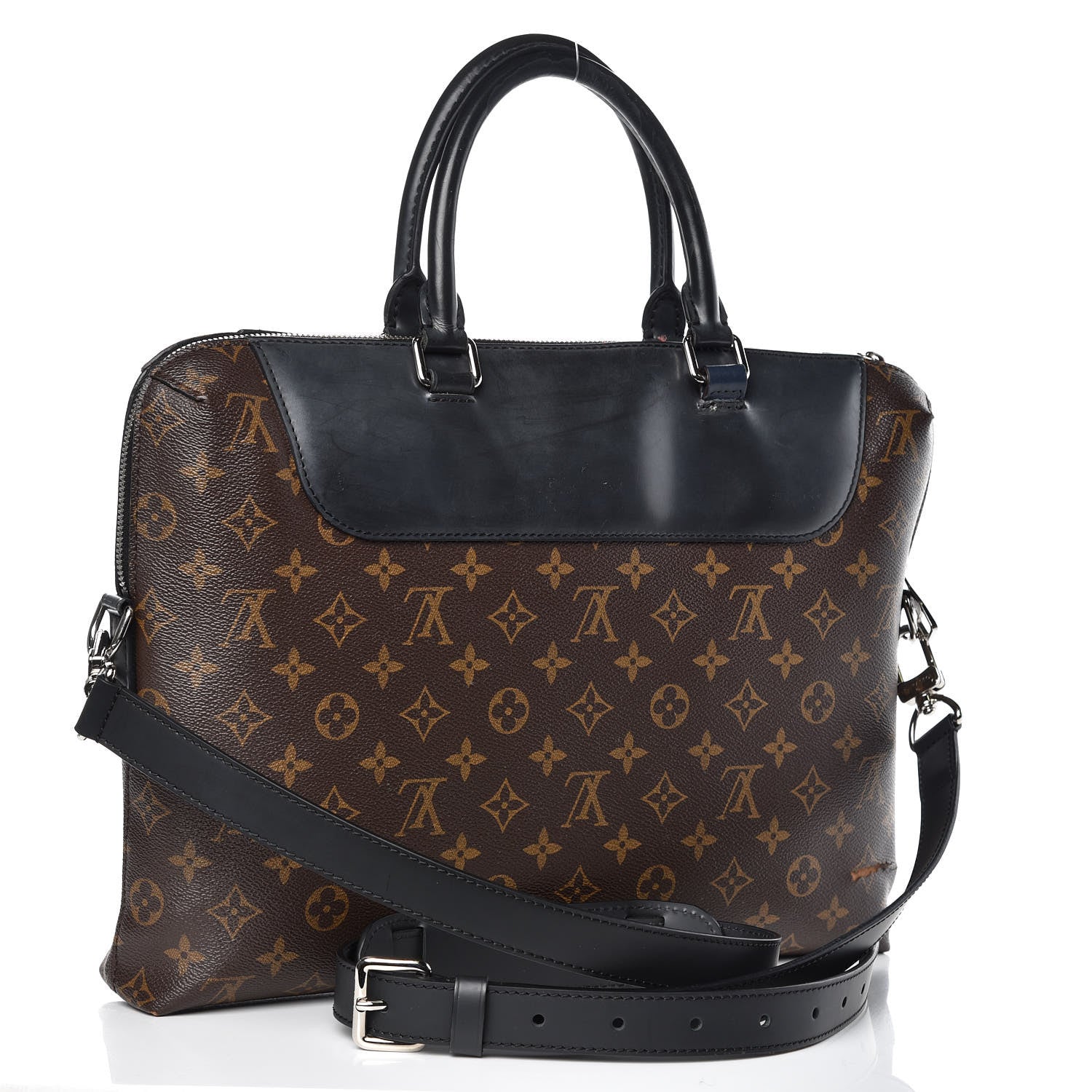 Louis Vuitton Monogram Macassar Porte-Documents Jour 3 of 18