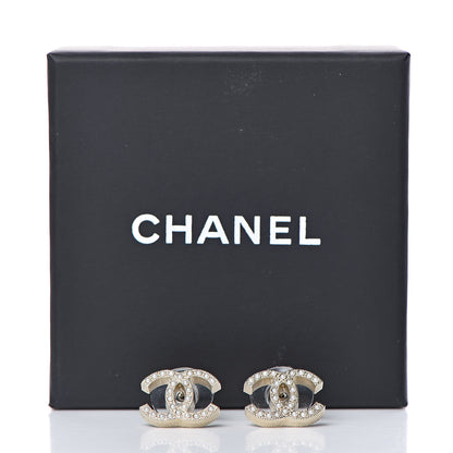 Chanel Pearl CC Earrings Gold 5 of 5