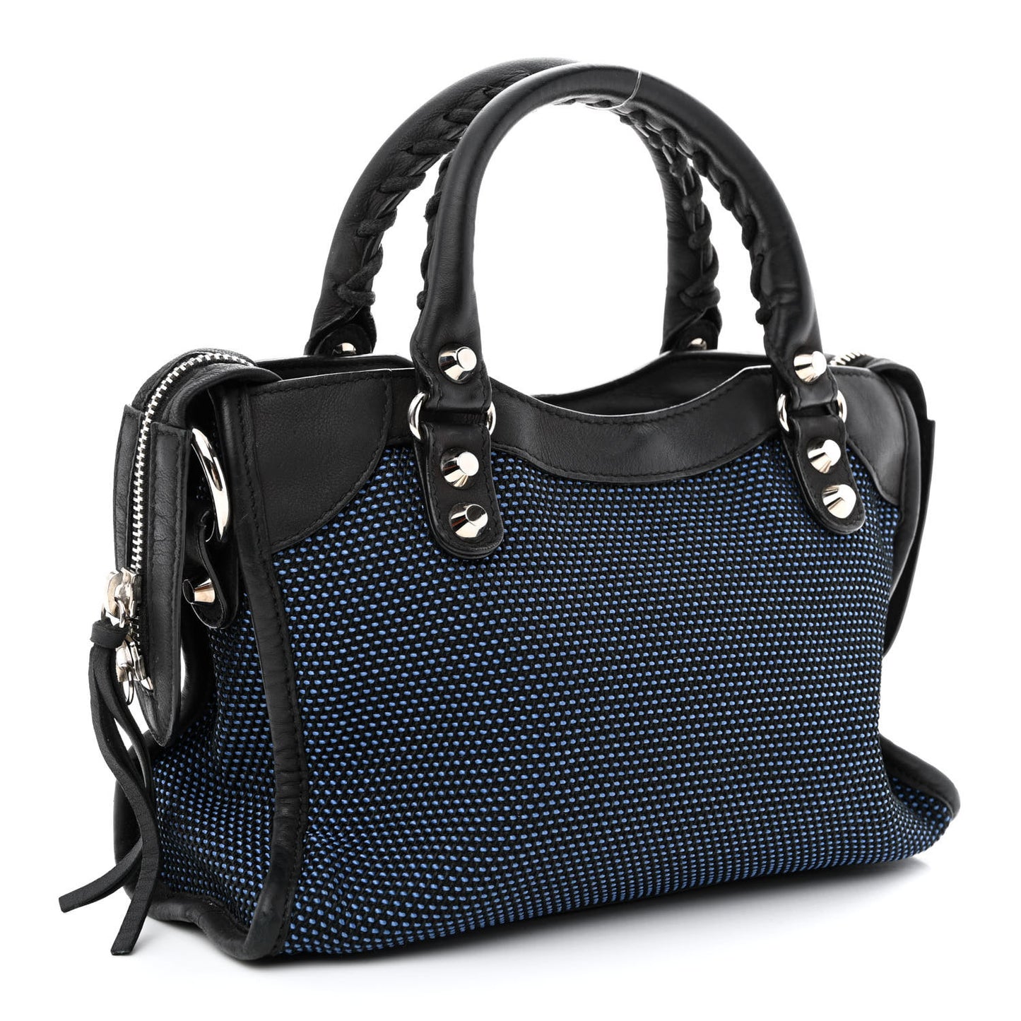 Mesh Agneau Arena Classic Silver Hardware Mini City Black Navy Orange
