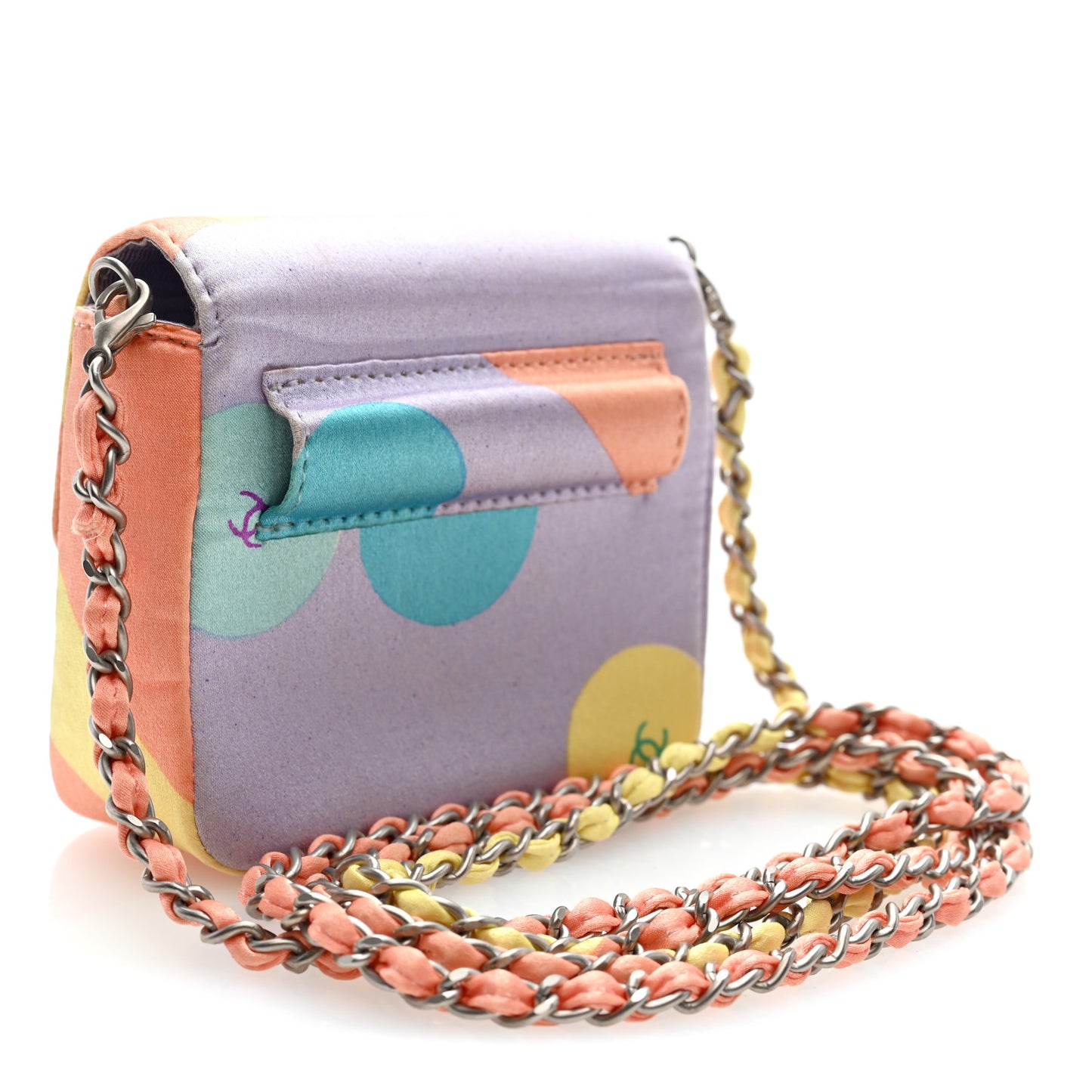 Satin Convertible Micro Flap Multicolor