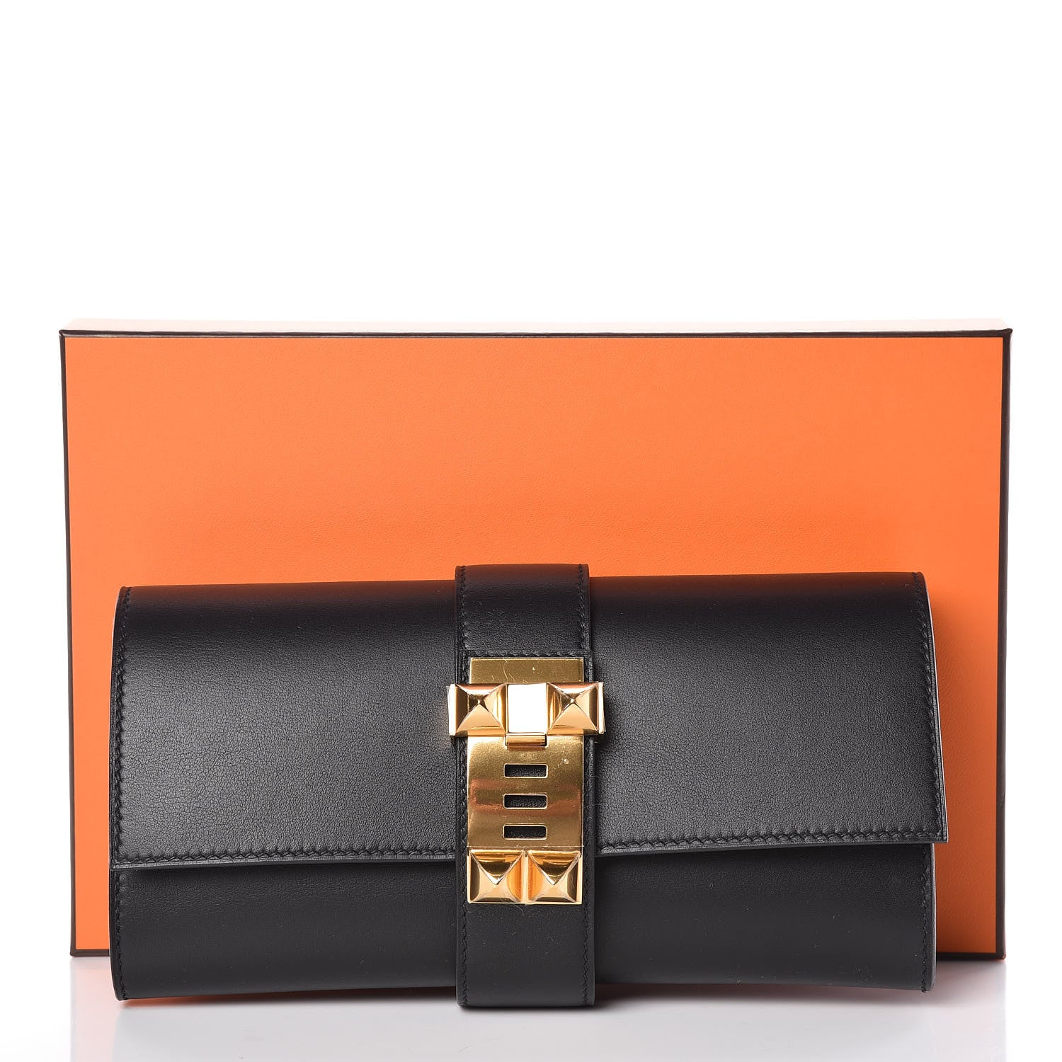 Hermes Swift Medor 23 Clutch Black 10 of 10