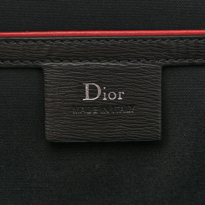 Christian Dior x Toru Kamei Coated Canvas Floral Skull Sling Backpack Grey Multicolor 6 of 11