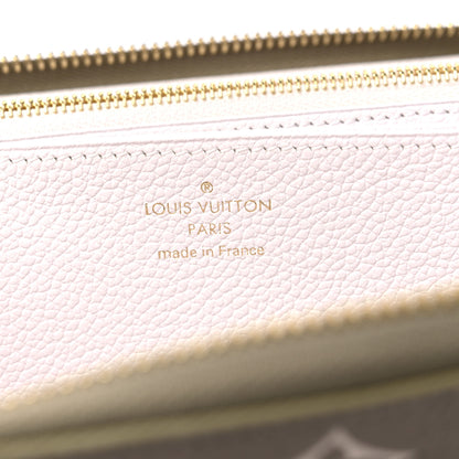 Louis Vuitton Empreinte Monogram Spring in the City Zippy Wallet Kaki Beige Cream 6 of 9