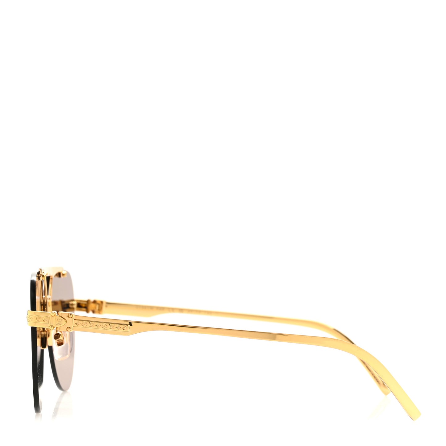 Metal LV Ash Sunglasses Z1261W Gold