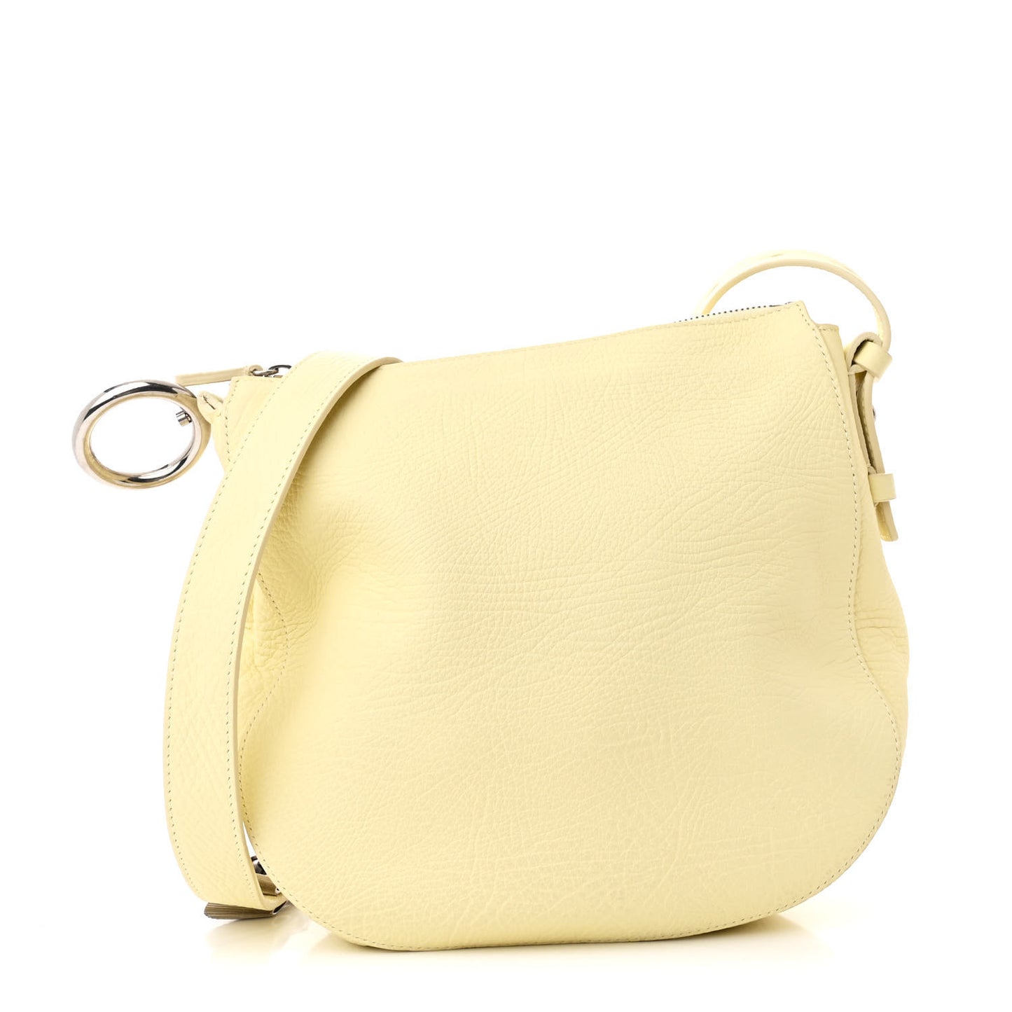 Grainy Calfskin Small Knight Crossbody Bag Sherbert
