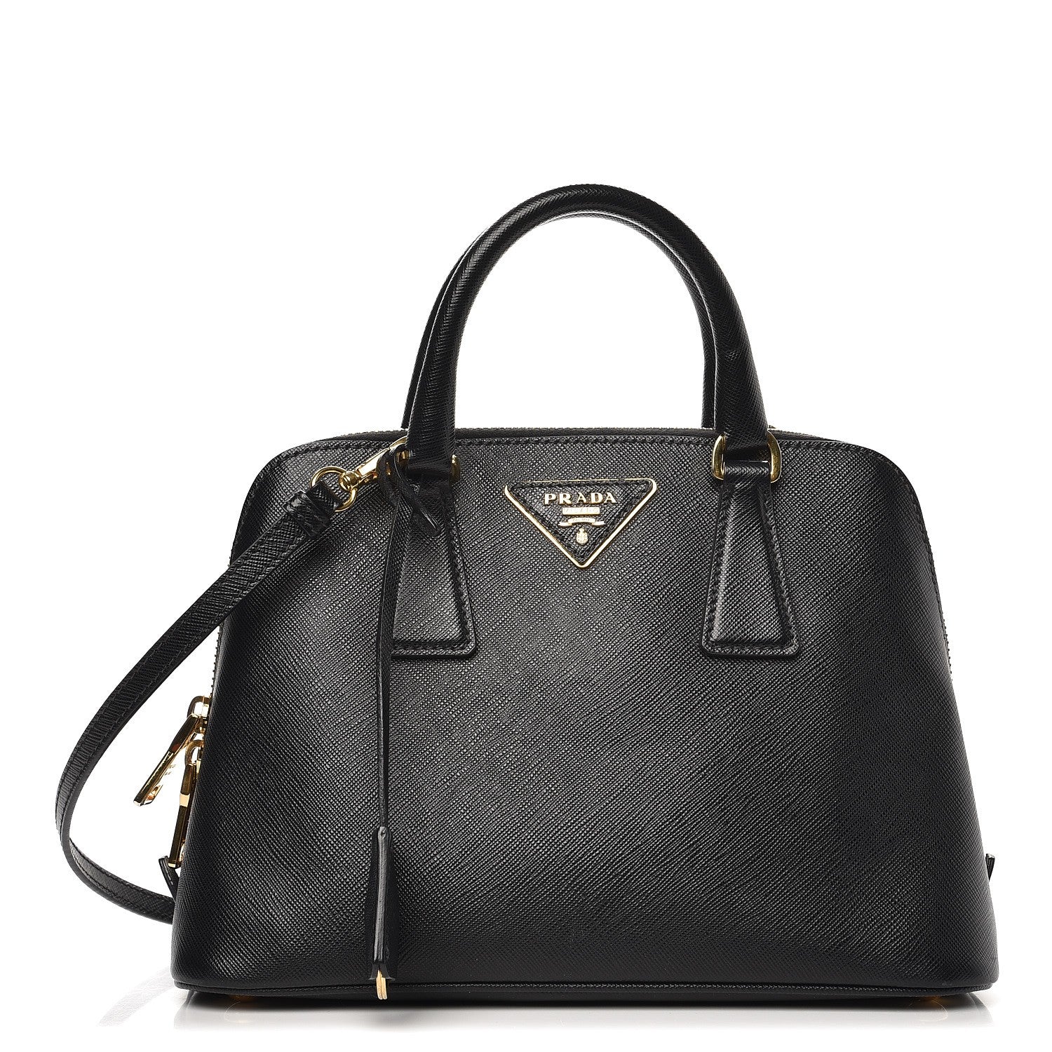 Prada Saffiano Lux Small Promenade Tote Black 1 of 6