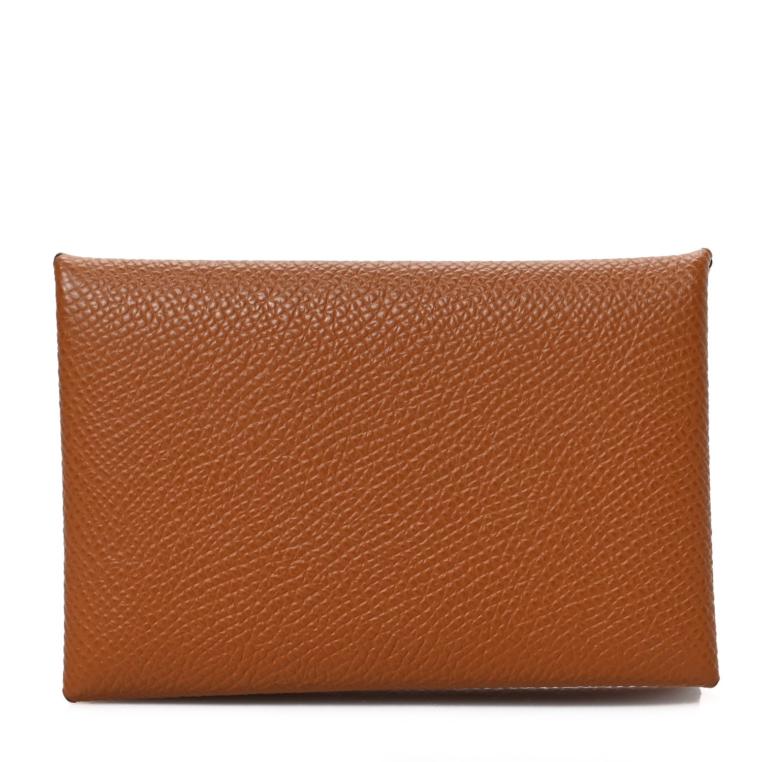 Hermes Epsom Calvi Card Case Gold 1 of 6